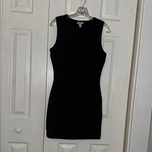 DerekeHeart  Black Sleeveless Bodycon Mini Dress